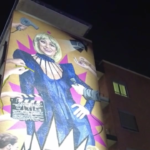 Raffaella Carrà, un murale dedicato alla diva sugli studi Rai di Roma