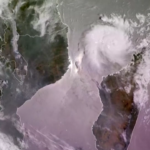 Ciclone su Mayotte, l’arrivo di Chido sull’arcipelago visto dal satellite