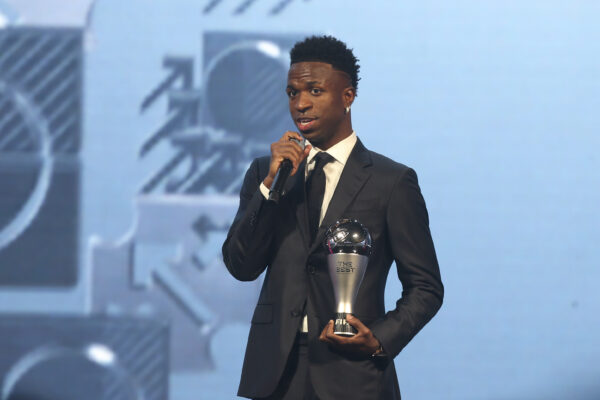 Fifa Best Awards 2024, Vinicius Jr miglior giocatore