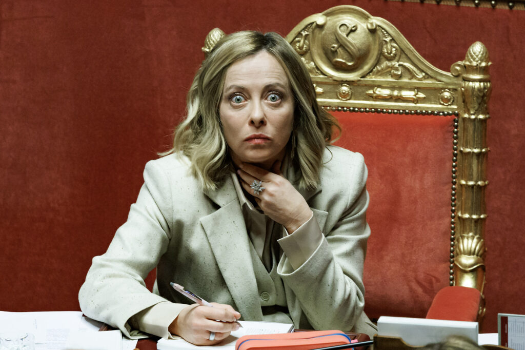 Galleria foto 'Giorgia Meloni in Senato: le smorfie della premier in Aula' - foto 7