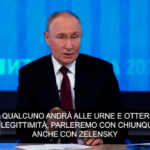 Ucraina, Putin: “Negoziare con Zelensky? Se verrà rieletto”