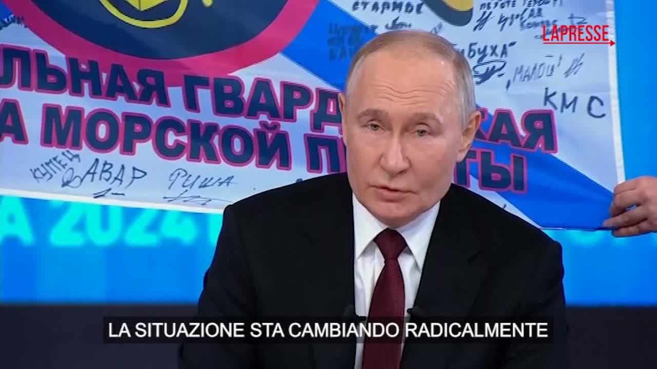 Ucraina, Putin: “Stiamo conquistando chilometri quadrati di territorio ogni giorno”