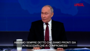 Ucraina, Putin: “Siamo pronti sia ai negoziati che ai compromessi”