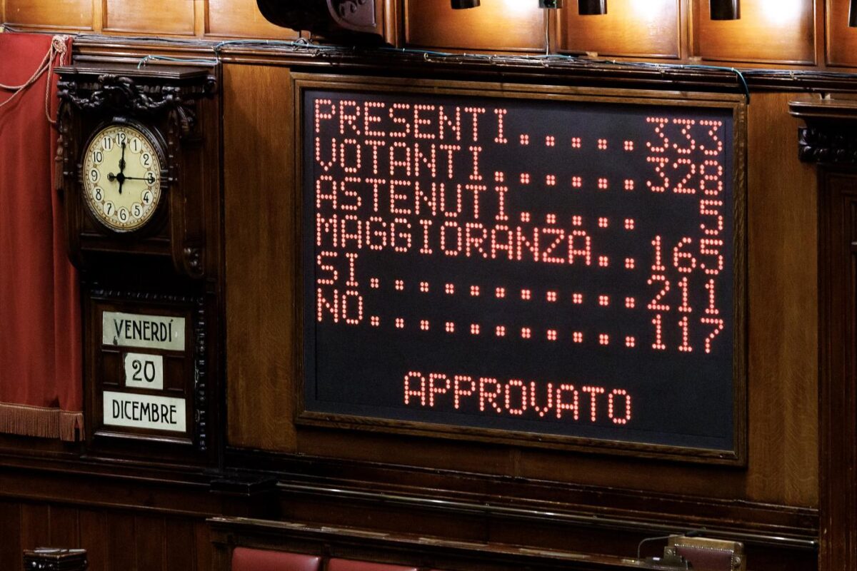 Manovra 2025, ok della Camera: fiducia con 211 sì Manovra 2025, ok della Camera: fiducia con 211 sì