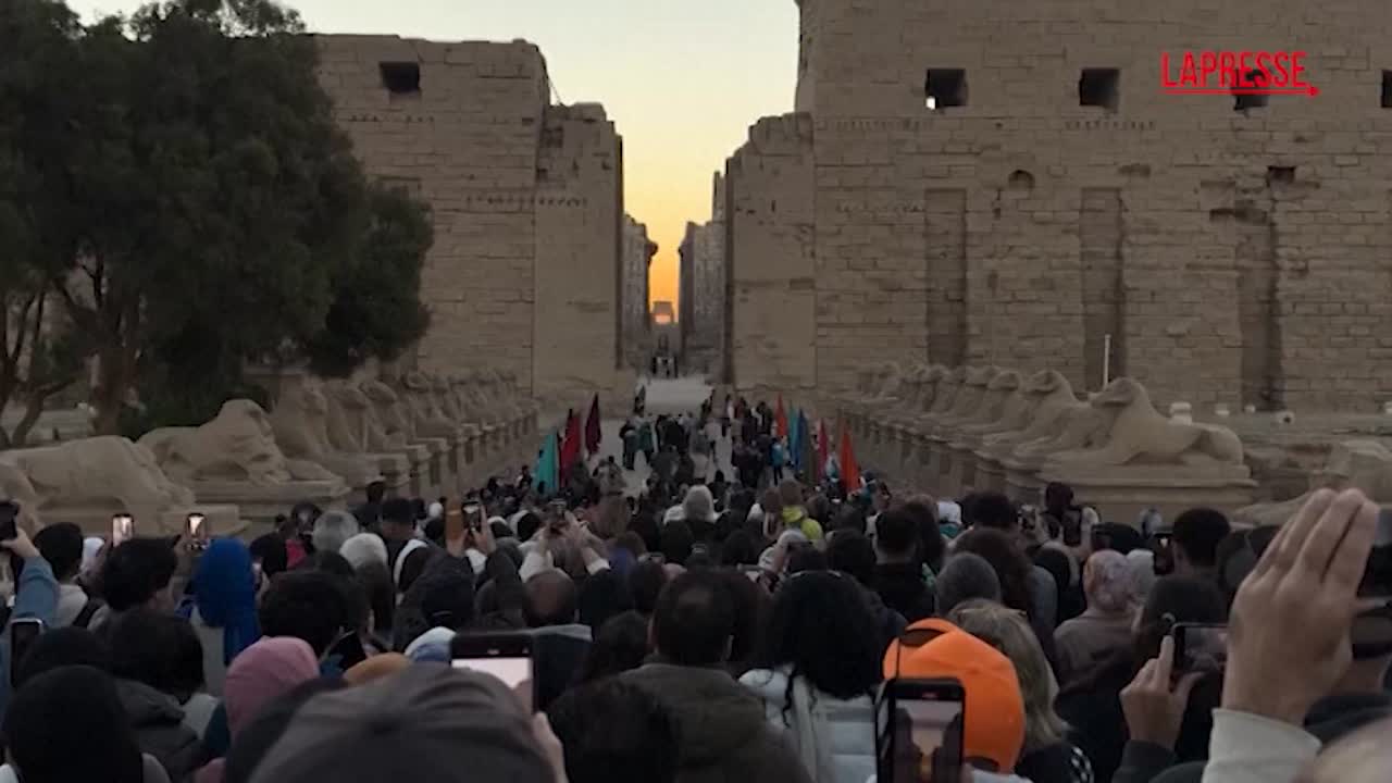 Solstizio d’inverno, in Egitto il sole si allinea con l’antico Tempio di Amon Ra