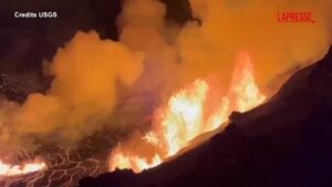 Hawaii, l’eruzione del vulcano Kilauea sulla Big Island