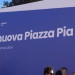 Roma, Meloni e Gualtieri inaugurano la nuova piazza Pia