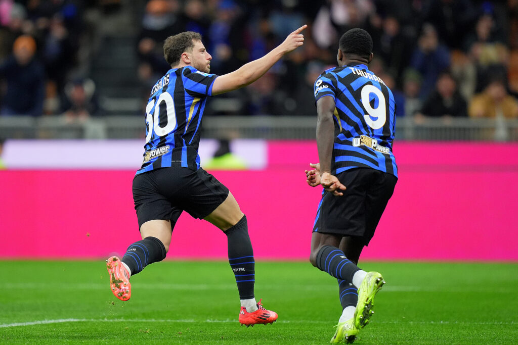 Inter Como 2 0, i gol di Carlos Augusto e Thuram