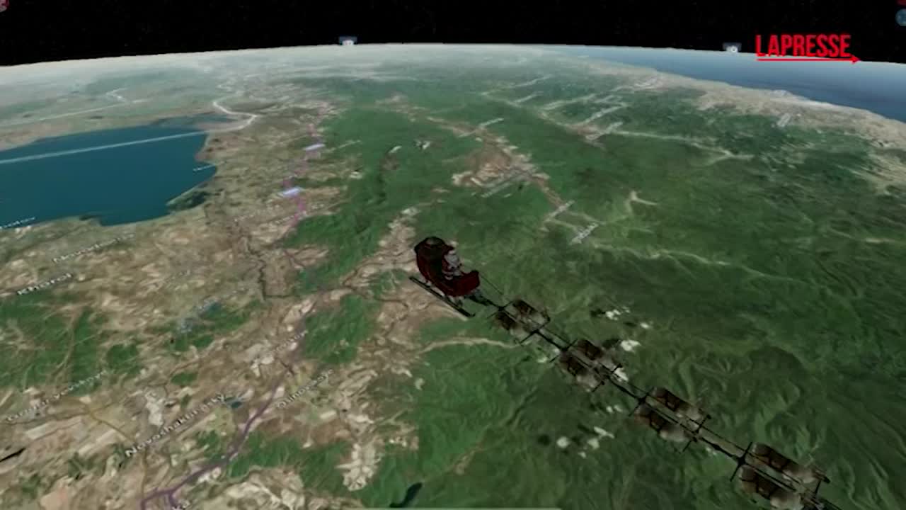 Usa, il Comando di Difesa Aerospaziale segue il viaggio di Babbo Natale la sera della vigilia