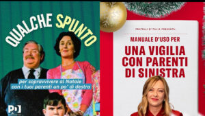 Natale 2024, sfida a colpi di vademecum tra Pd e Fdl per i parenti durante le feste