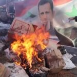 Siria, le nuove forze di sicurezza bruciano cannabis e pillole di Captagon a Damasco