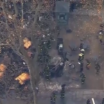 New York, incendio al mercatino di Natale di Bryant Park