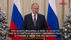 Ucraina, Putin: “Slovacchia pronta a ospitare i negoziati per un accordo di pace”