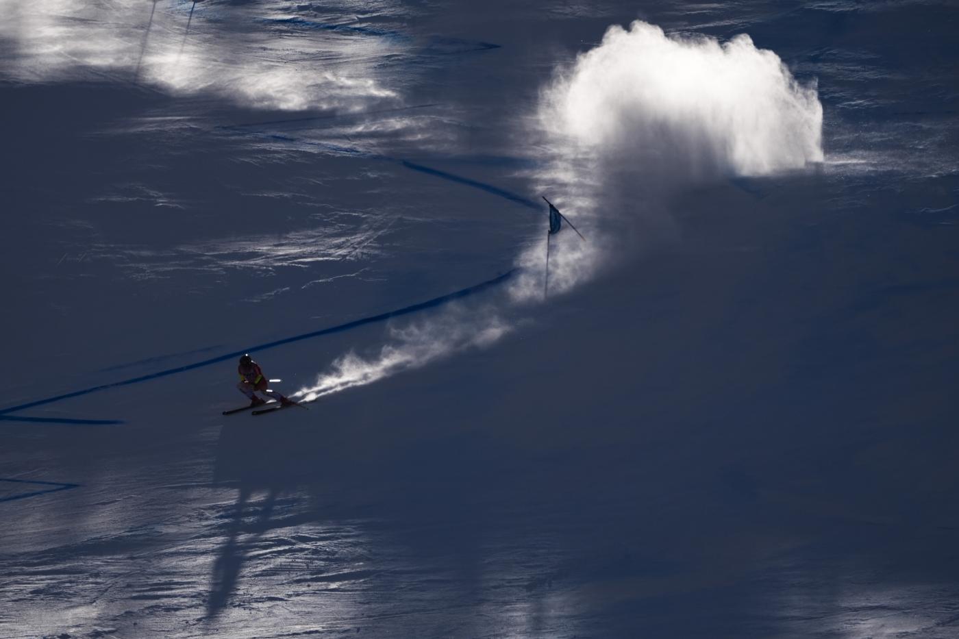 SuperG, brutta caduta a Bormio per Caviezel: portato via in elicottero
