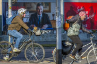 Elezioni Presidenziali in Crozia, cartelloni a Zagabria