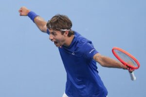 United Cup tennis - Flavio Cobolli vs Dominic Stricker