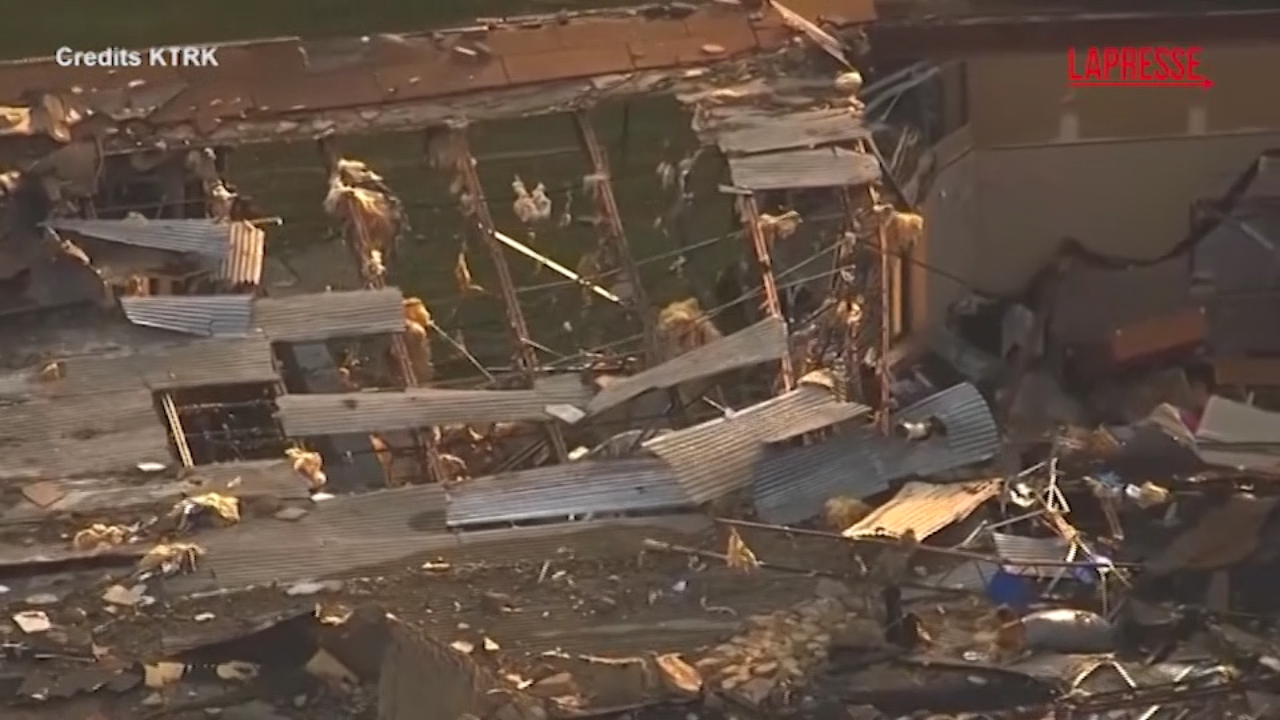 Usa, tornado sul Texas: la devastazione dall’alto