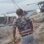 Lima, onde anomale sulla costa: i pescatori scappano dalla mareggiata