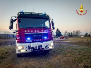 Vigili del Fuoco intervengono dopo la segnalazione di una persona in acqua a San Raffaele Cimena