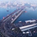 Manifestazione pro-Gaza a Istanbul: c’è anche il figlio di Erdogan