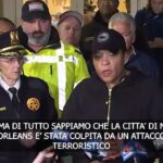Veicolo sulla folla a New Orleans, la sindaca: “E’ un attacco terroristico”