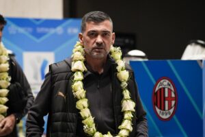 EA Sports FC Supercup 2024/2025 - Arrivo del Milan in aeroporto a Ryad