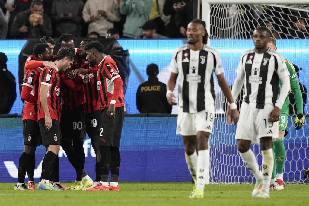 Supercoppa italiana, Juventus Milan 1 2: derby in finale con l’Inter