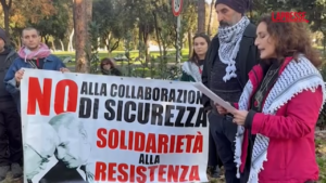 Roma, presidio pro-Pal: “ANP complice genocidio di Israele”