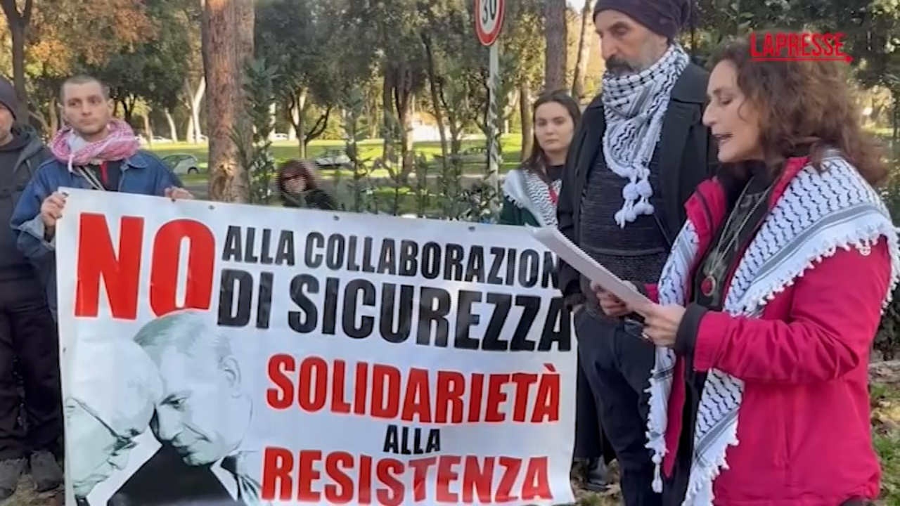 Roma, presidio pro Pal: “ANP complice genocidio di Israele”