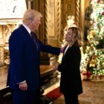 Meloni da Trump a Mar-a-Lago: “Bella serata, pronti a lavorare insieme”
