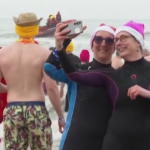 Belgio, un tuffo nell’acqua gelida per festeggiare l’arrivo del 2025