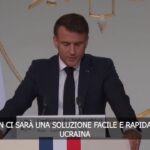 Ucraina, Macron: “Non ci sarà una soluzione facile e veloce”