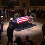Jimmy Carter, la salma dell’ex presidente nella Rotonda del Campidoglio