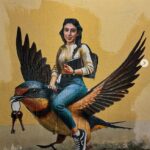 Nuovo murale di Drugi dedicato a Cecilia Sala