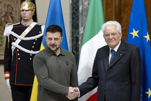 Roma - Il Presidente Sergio Mattarella riceve il Presidente d’Ucraina Volodymyr Zelensky