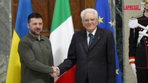 Mattarella riceve Zelensky: “Pieno impegno dell’Italia nel sostegno all’Ucraina”