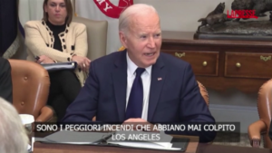 California, Biden: “I più devastanti incendi della storia di Los Angeles”