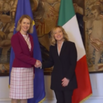 Ue, Kaja Kallas incontra Giorgia Meloni a Palazzo Chigi