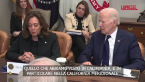 California, Kamala Harris: “Scene apocalittiche”