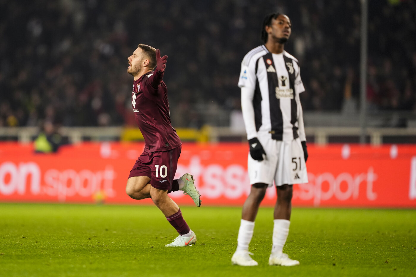 Torino Juventus 1 1, Vlasic risponde a Yildiz