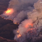 Los Angeles, le impressionanti riprese aeree dell’incendio