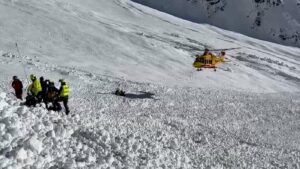 Valanga, soccorsi Valtournenche