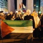 Madrid, protesta pro Palestina durante partita di basket con Maccabi Tel Aviv