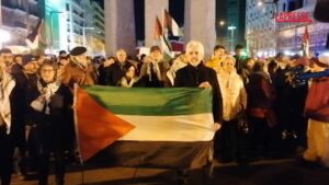 Madrid, protesta pro Palestina durante partita di basket con Maccabi Tel Aviv