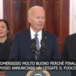 Gaza, Biden annuncia il cessate il fuoco tra Israele e Hamas