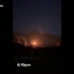 Los Angeles, un video mostra l’inizio dell’Eaton Fire