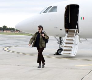 Cecilia Sala arrivata all'aeroporto di Ciampino