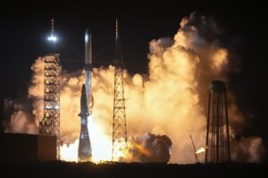 Lancio razzo Blue Origin a Cape Canaveral