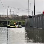 Maltempo a Catania, salvato uomo bloccato nella sua auto