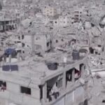 Gaza, la distruzione a Khan Younis ripresa dal drone: macerie ed edifici dilaniati